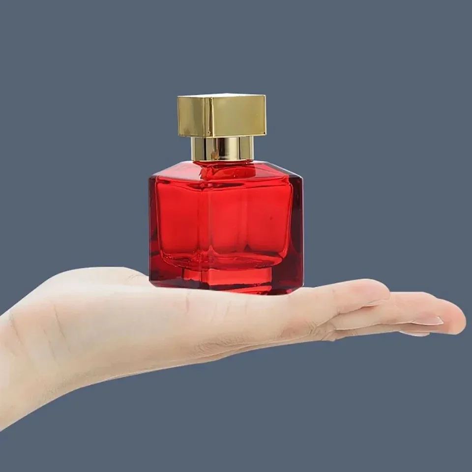 50ml Perfume Bottle Daily Fine Spray Glass Sub Bottle Men's Portable Water Replenishing Spray Empty Bottle