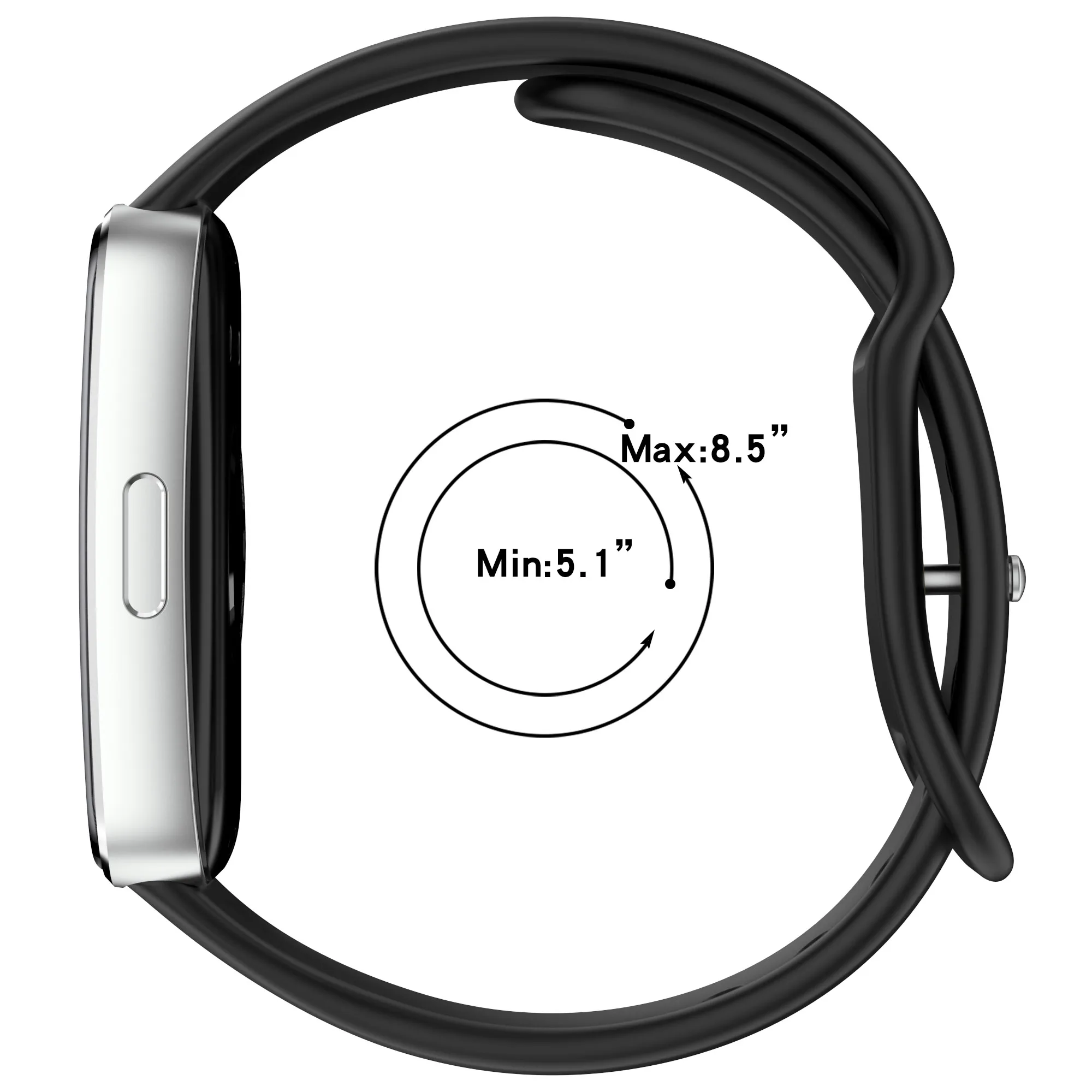 Silikonowe paski do Huawei Band 10/9/9 NFC, akcesoria, wymienne sportowe bransoletki, pulseira correa do Huawei Bands 8/8NFC