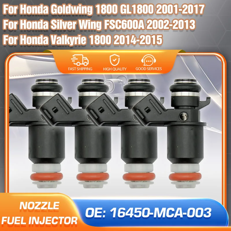 

Fuel Injector Nozzle For Honda Goldwing 1800 GL1800 2001-2017 Honda Silver Wing FSC600A 2002-2013 Honda Valkyrie 1800 2014-2015