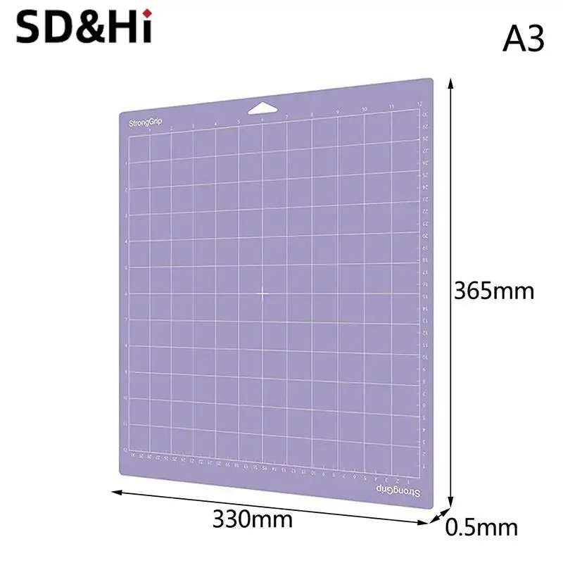 1pcs Engraving Machine Base Plate Cutting Mat for Cricut/cameo with Adhesive Pvc Cutting Mats