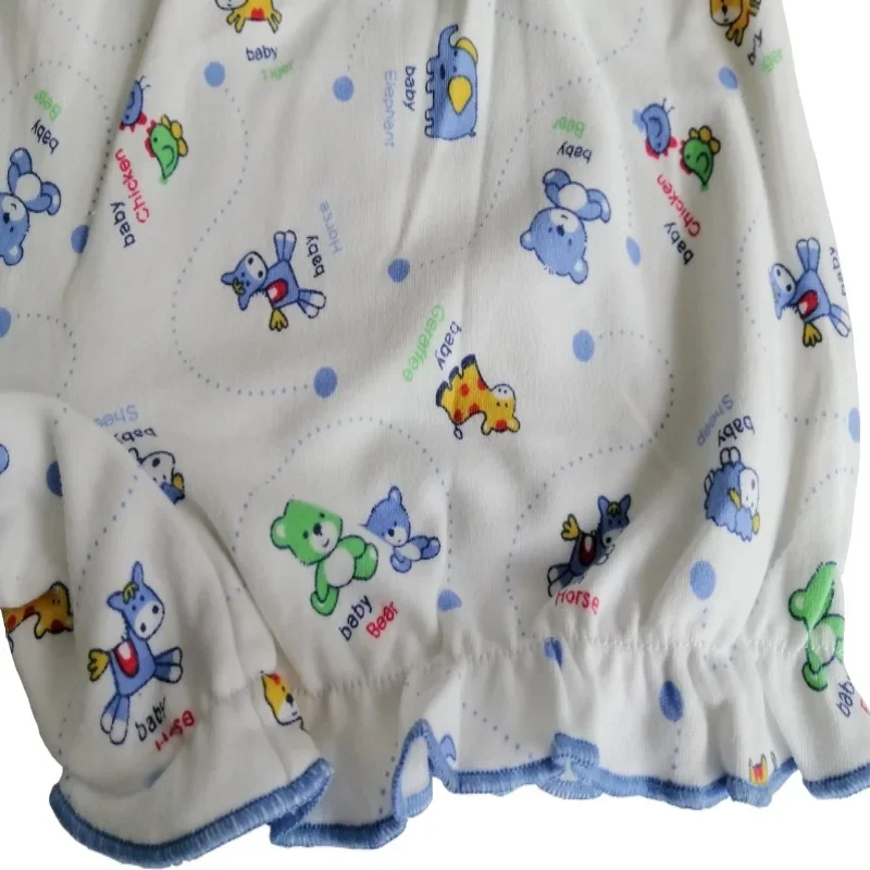 ABDL Adult Baby Diaper Brief Cotton Soft Cartoon Pattern Training Pant Washable Diaper Panties Study Pants Couple Shorts