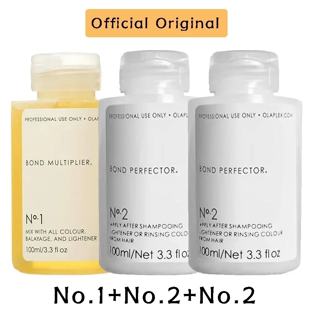 

3PCS Original No.1+No.2+No.2 Hair Care Set Conditioner Mask Repair Broken Hair Brightening and Nourishing Improve Restlessness