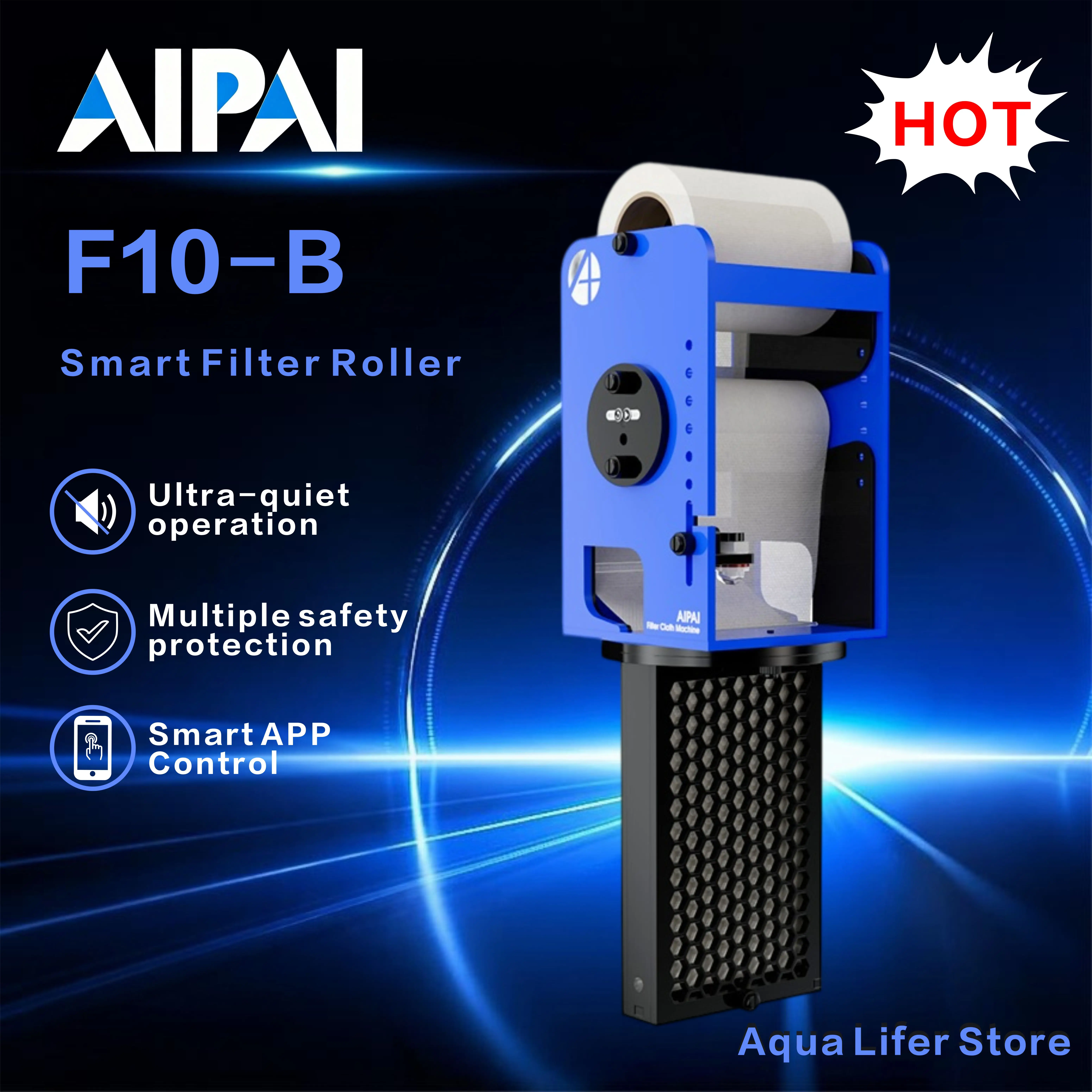 Aquarium Fish App - AIPAI F10-B Smart Automatic Aquarium Fleece