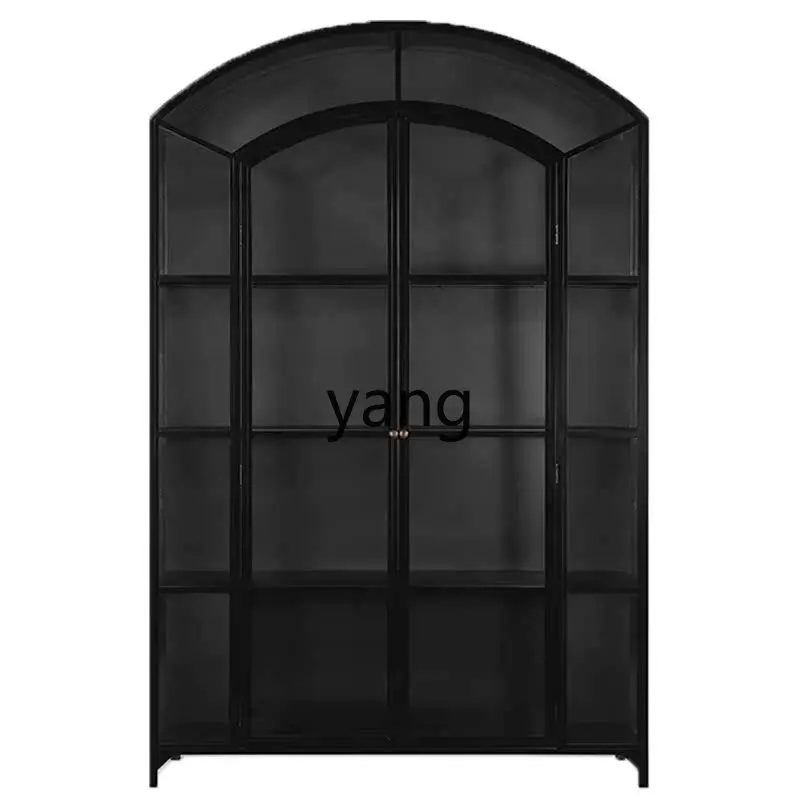 

LH solid wood dining side wine cabinet integrated rack against the wall living room locker