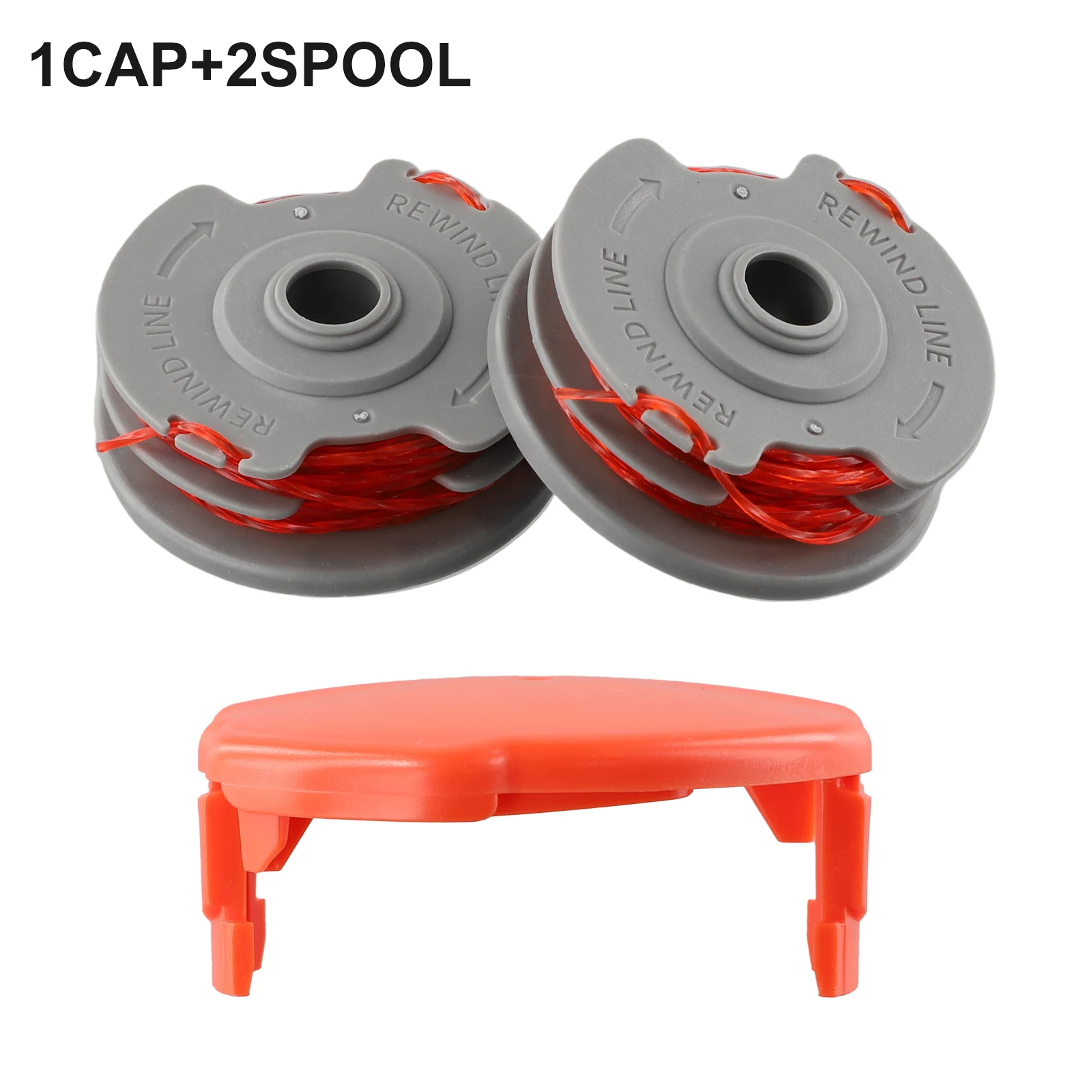 1set Trimmer Spool& Line For Flymo Contour 500 Power Plus 500& 500XT Cutter Lawn Trimmer String Trimmer Spool