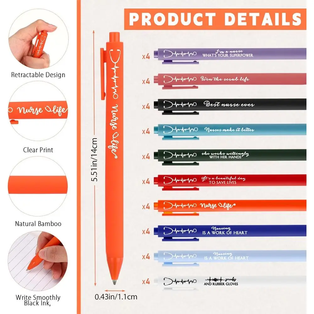 看護師への感謝の気持ちを込めたギフト：看護助手や看護チームのためのインスピレーションを与えるノート、付箋、ペンセット