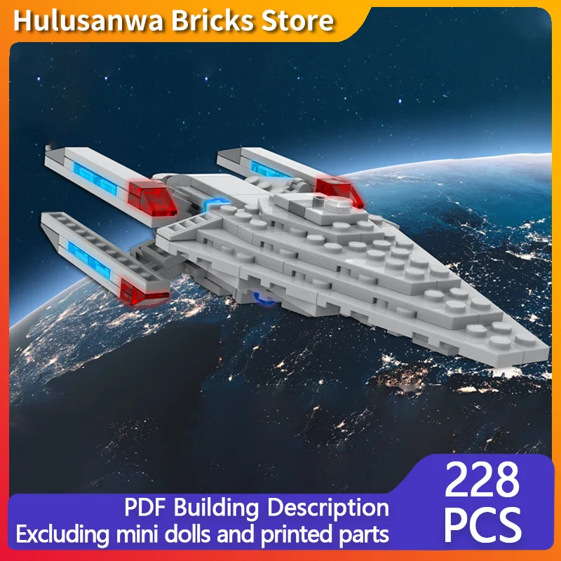 

Popular Movie Model MOC Building Bricks Space Combat Battleship Modular Technology Gifts Holiday Assemble Children Toys Suit