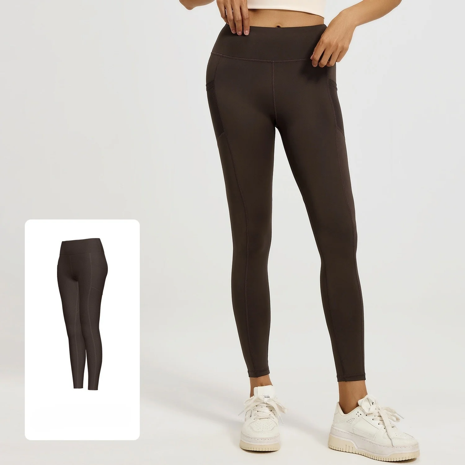 Yoga-Hose, große Damen, asymmetrisch, solide Leggings, hebend, gepresst, weites Bein, stilvoll, atmungsaktiv, Burgunderrot, Boho-Look, hohle Atmosphäre