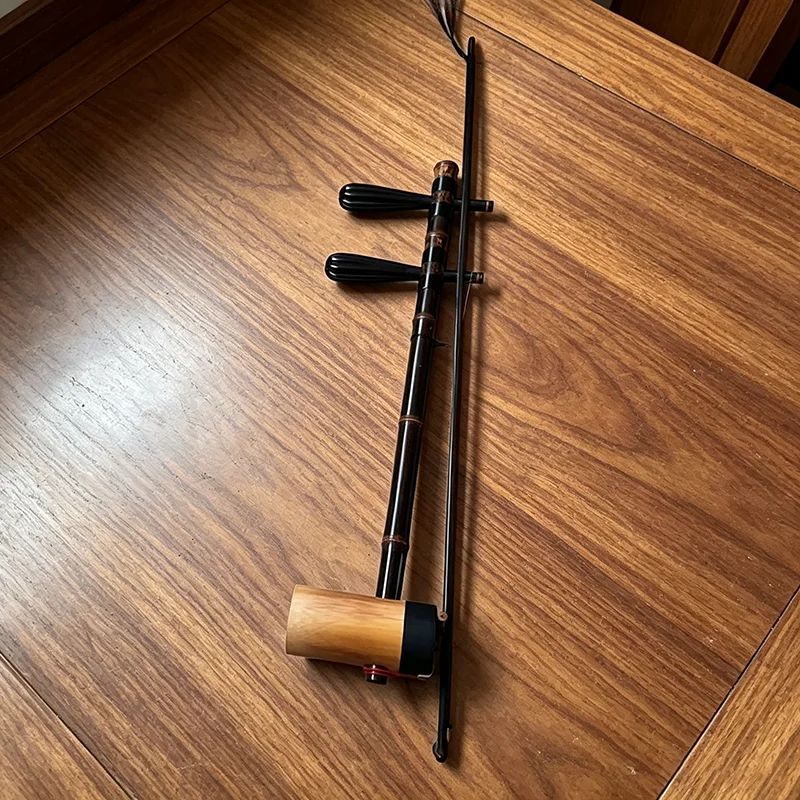 Handmade Bamboo Jinghu Beginner Professional Performance Jinghu Traditional Beijing Opera Fiddle Chinese Musical Instruments