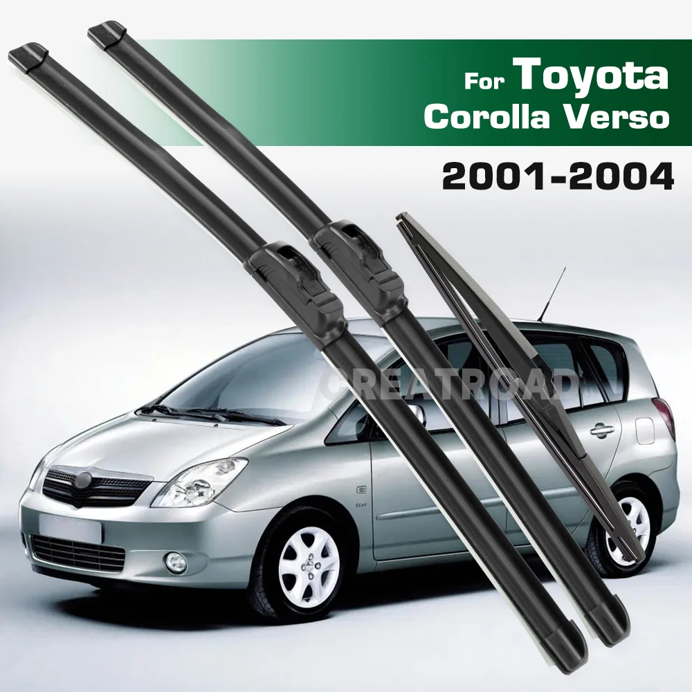 

Для Toyota Corolla Verso 2001-2004 2002 2003 дворники передние и задние щетки стеклоочистителя лобовое стекло щетки для окон 26 "+ 16" + 14"