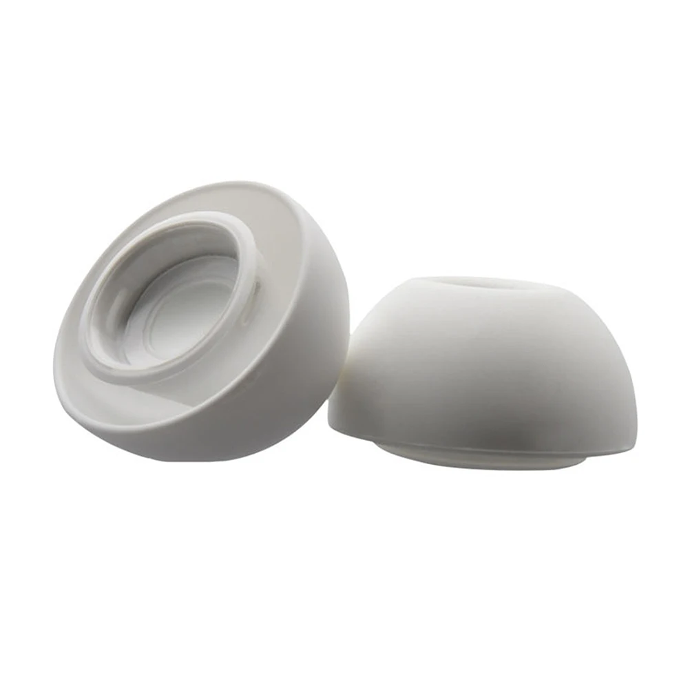 

2pcs Silicone Earphone Caps Eartips for Anti Running Music Calling Replacement Gift Pearlescent White