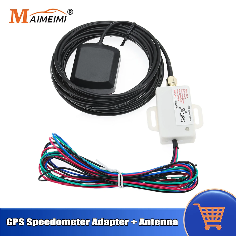 Universal Car Speedometer Sensor Adapter GPS Antenna Speed Sender Covert To Pulse Signal Output Speed Signal To Speedmeter