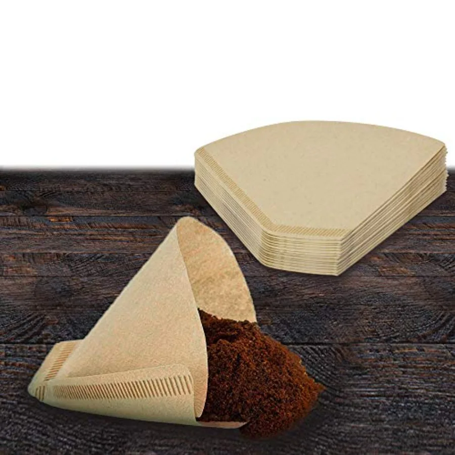 Cone Coffee Filters #4, Coffee Filters 4 Cone Paper Unbleached, Number 4 Coffee Filter 8-12 Cup, Size 4 Paper Filter, Compatibl
