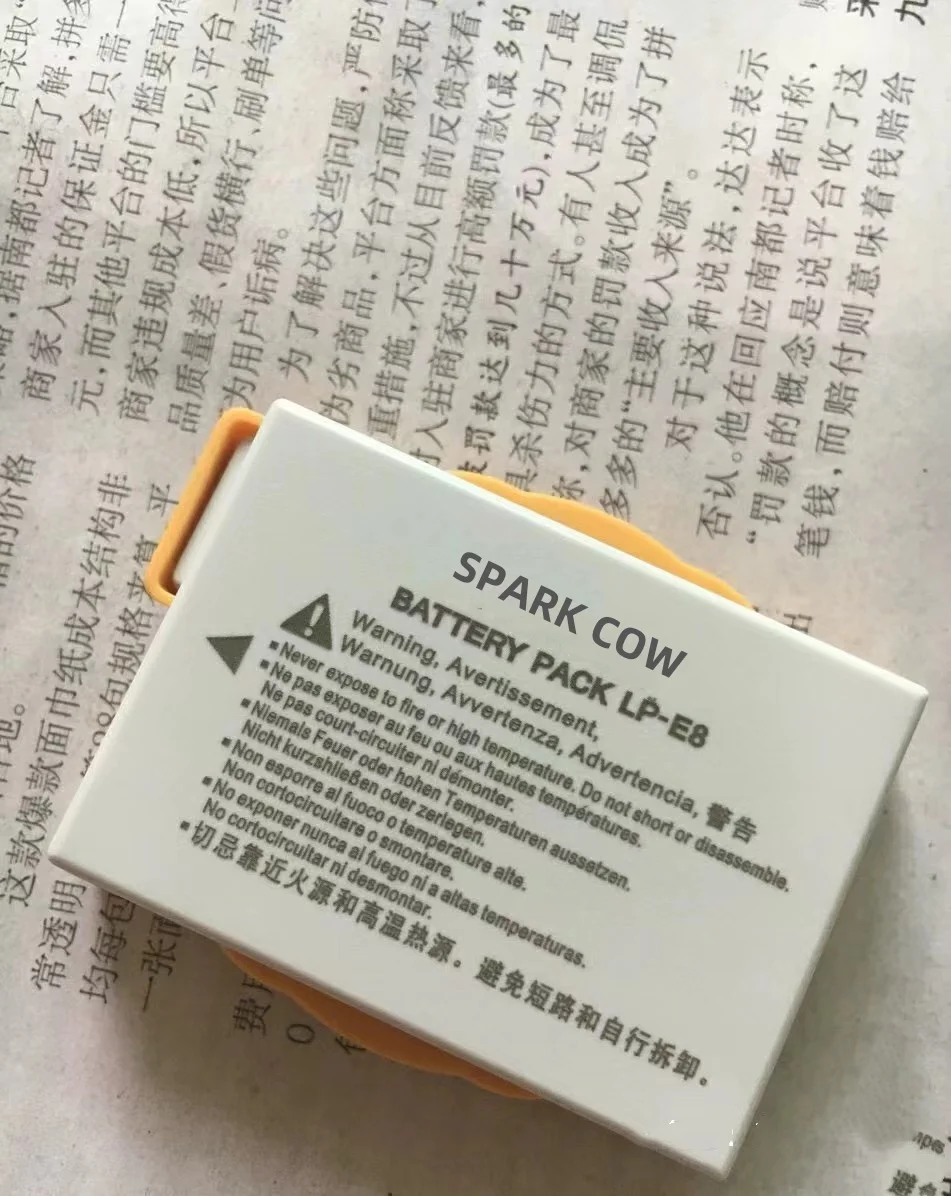 Original LP-E8 LPE8 E8 Camera Battery For Canon 550D 600D 650D 700D Kiss X4 X5 X6i X7i Rebel T2i T3i T4i LP-E8C Battery Charger