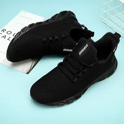 Damyuan buty do biegania zasznurować dla mężczyzn buty sportowe wygodna siatka oddychająca Walking codzienne trampki Tenis Zapatillas Hombre