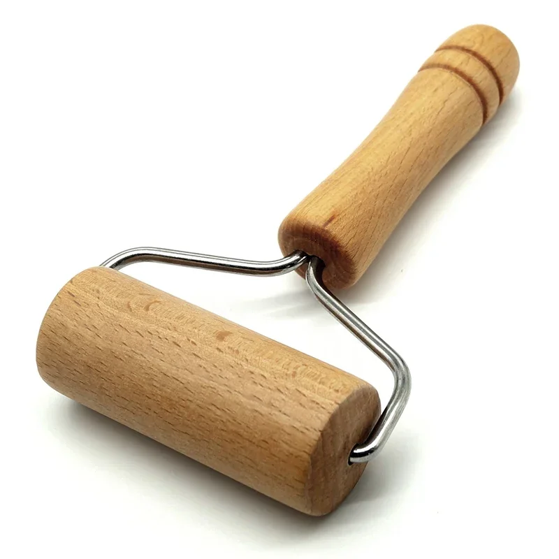 Wooden Rolling Pin Dough Roller Hand Dough Roller for Pastry Fondant Cookie Dough Chapati Pasta Bakery Pizza Kitchen Tool