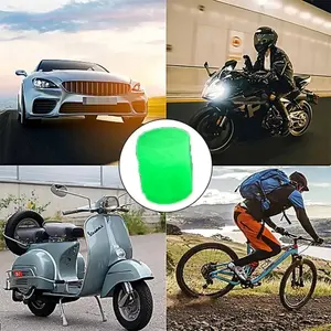 20 Stcs Light Tire Ventil Deckel Motorrad Motorradfahrrad vom staubfesten Fahrradreifen Reifenstange Bright Night Decoration Car Decoration aus Hauptreifen besserer Verkauf - №6