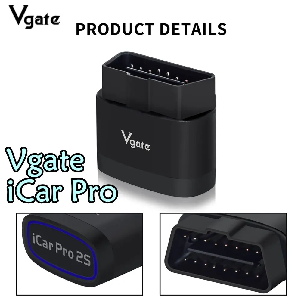 

5 шт. Vgate iCar Pro 2S ELM327 Bluetooth 5,3 для Android/IOS/PC OBD2 диагностический инструмент ELM 327 обновленный OBD 2 V2.3 автоматический сканер