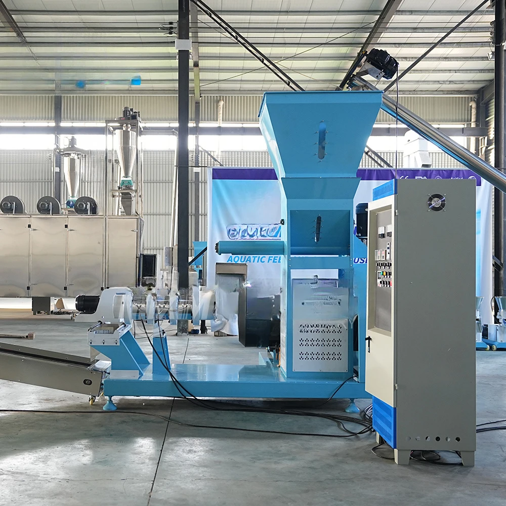 Feed Processing Machines Pellet Making Farm Pet Cat Dog Rabbit Shrimp Feed Extruder Granulator Machine Fish Feed Making Machine