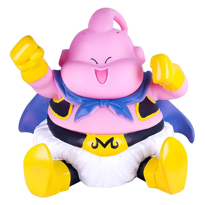 

Anime Seven Dragon Balls Big Majin Buu Garage Kit Sitting Posture Fat Buu Model Ornaments Collection Ornaments Statue Gift