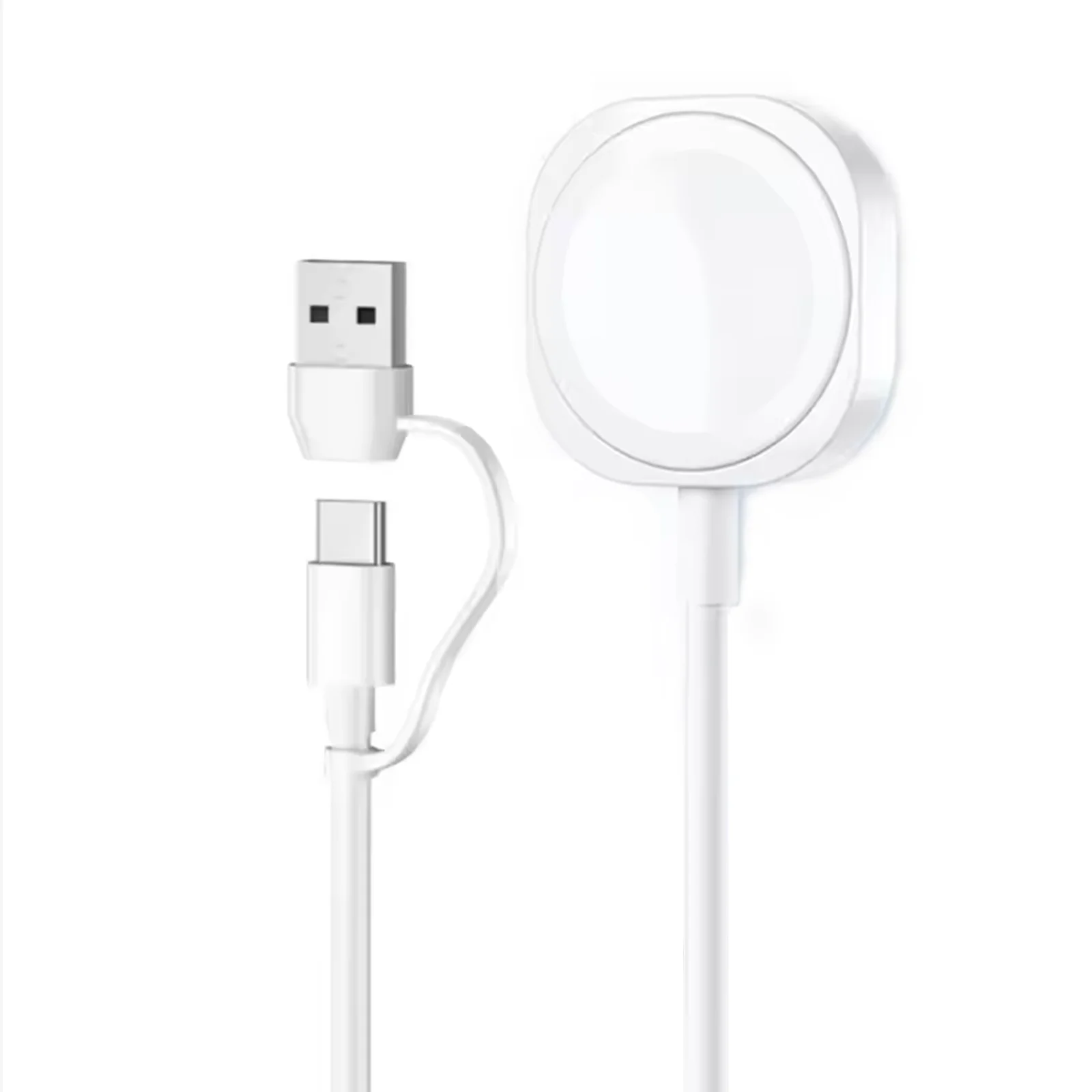 Magnetyczny kabel do szybkiego ładowania 2 w 1 USB A Type C do Apple Watch Series 11 10 9 8 7 iWatch 5 4 3 Ultra Edition — zdjęcie produktu 7