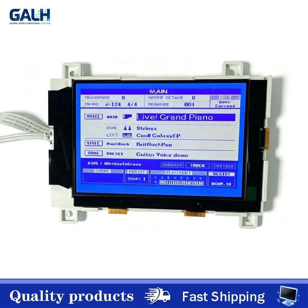 New LCD Display Screen For Yamaha PSR S500 S550 S650 S670 DGX-520 620 630 640 mm6 mm8 electronic keyboard