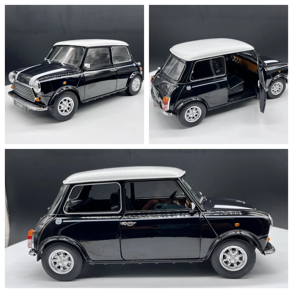 KK 1:12 Scale Diecast Alloy Luxury Cooper Vintage Toy Car Model Classic Adult Collectible Souvenir Gift Static Display Ornaments