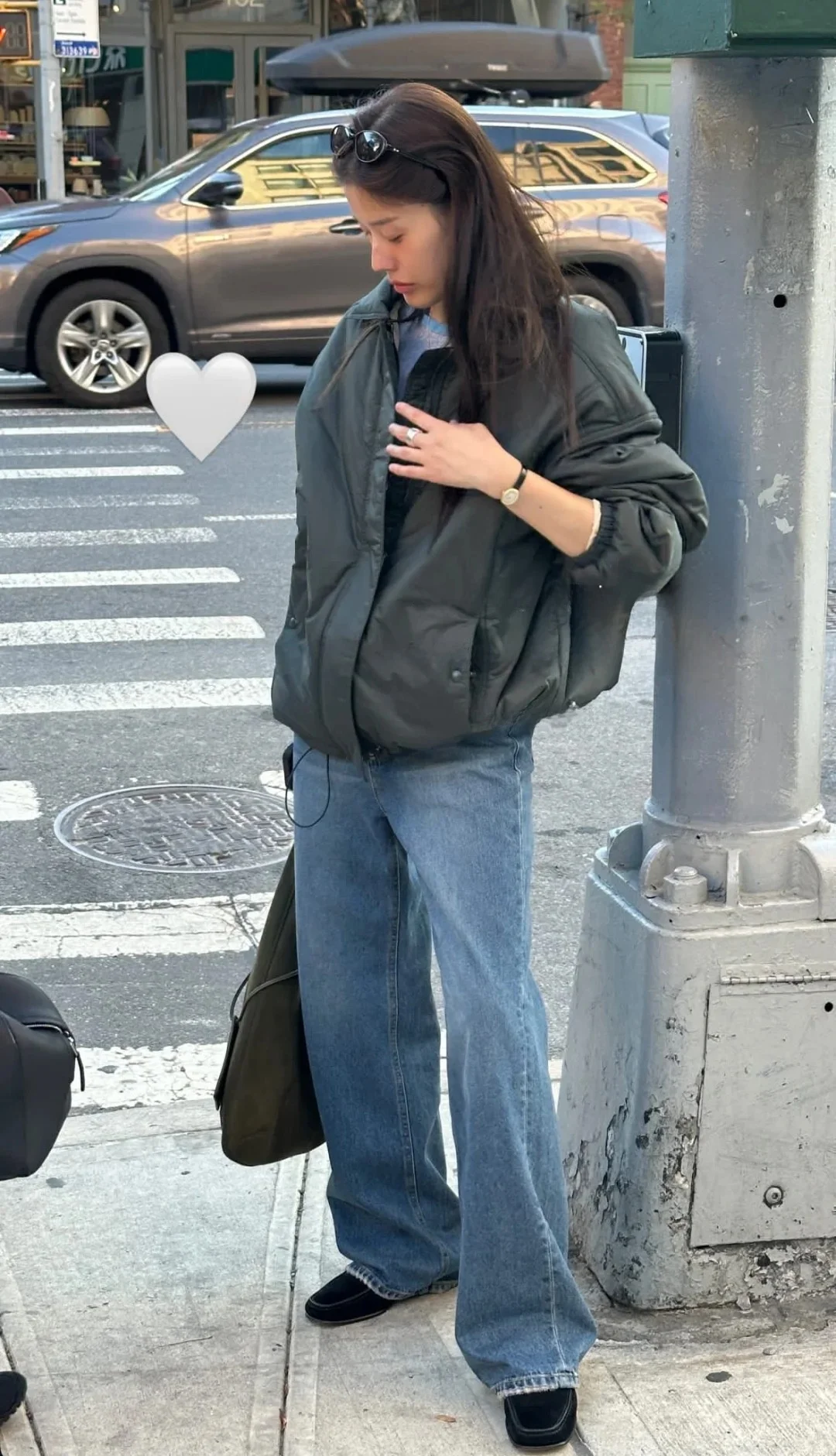 

Simple Design Warm Cotton Jaet een Color Stand Collar Outerwear Women's Faion Commute Sle Long Sve Zipper Closure