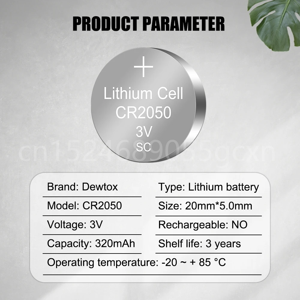 Célula De Bateria Botão De Alta Temperatura, Monitoramento De Pressão De Pneu De Veículo, Controle Remoto, CR2050, 2050, 3V, 20-100Pcs