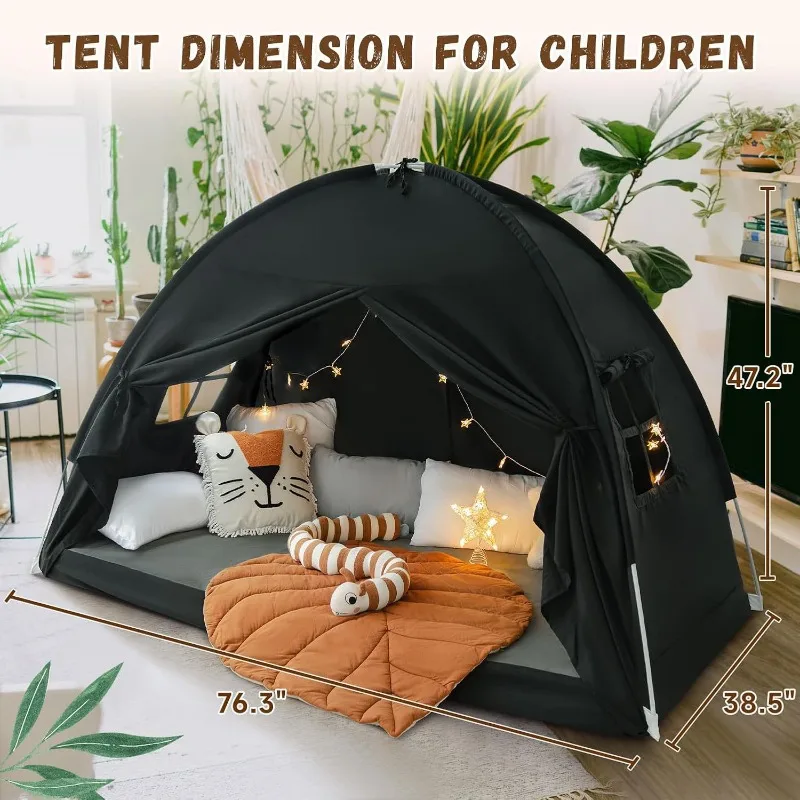 Indoor Speelgoed Tent Kinderen Groot Speelhuis Ademend Draagbaar Slapen Speelgoed Tenten Huizen Games Comfortabele Privacy Ruimte Tent