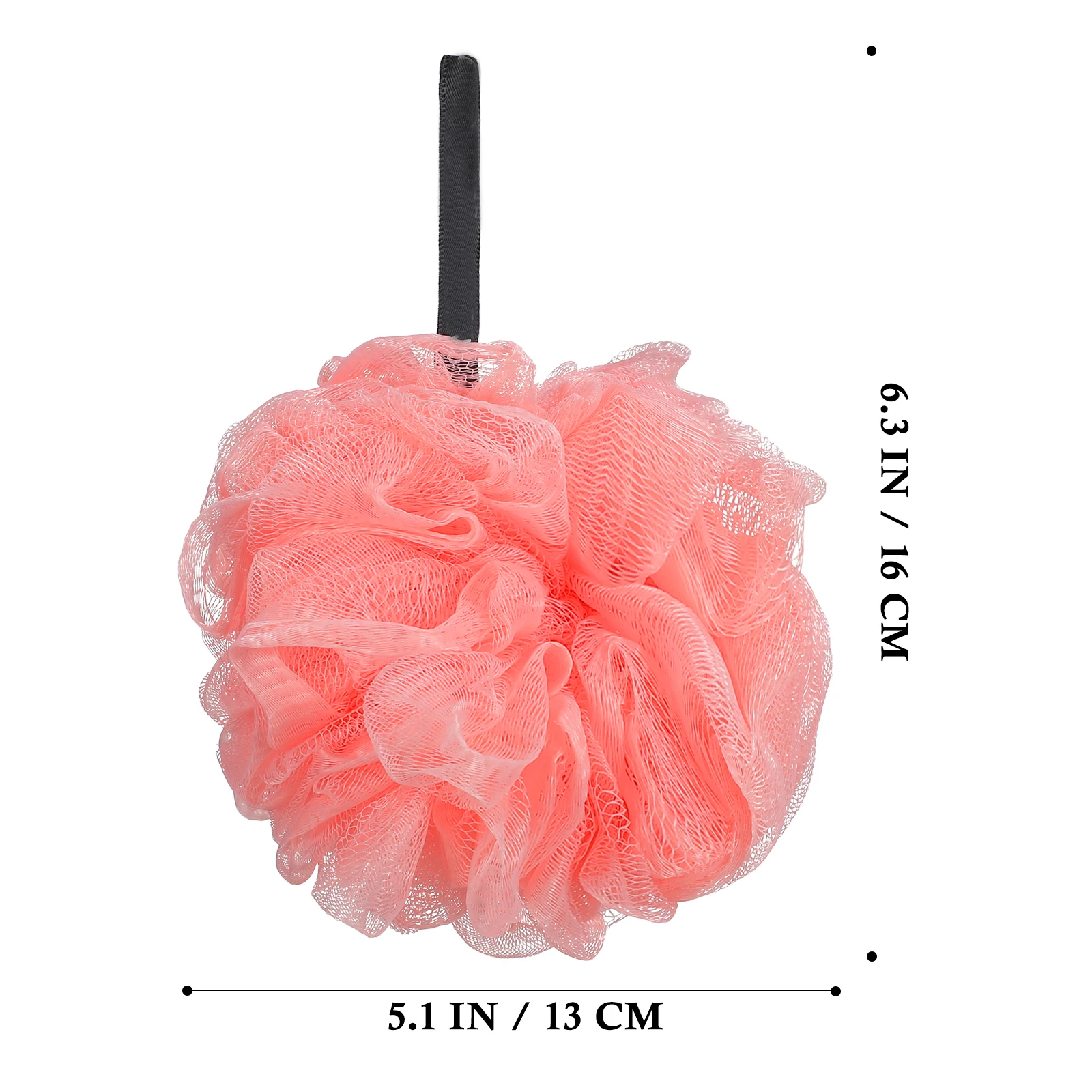 

5pcs Shower Ball Bath Towel Flowers Body Scrubber Soft Durable PE Material Exfoliate Rich Foam Bathroom Accessories