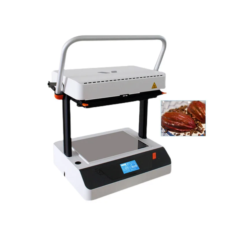 Plastic Blister Machine 1.32KW 100V-220V Desktop Plastic Vacuum Forming Chocolate Mold Suitable PVC PE PP ABS