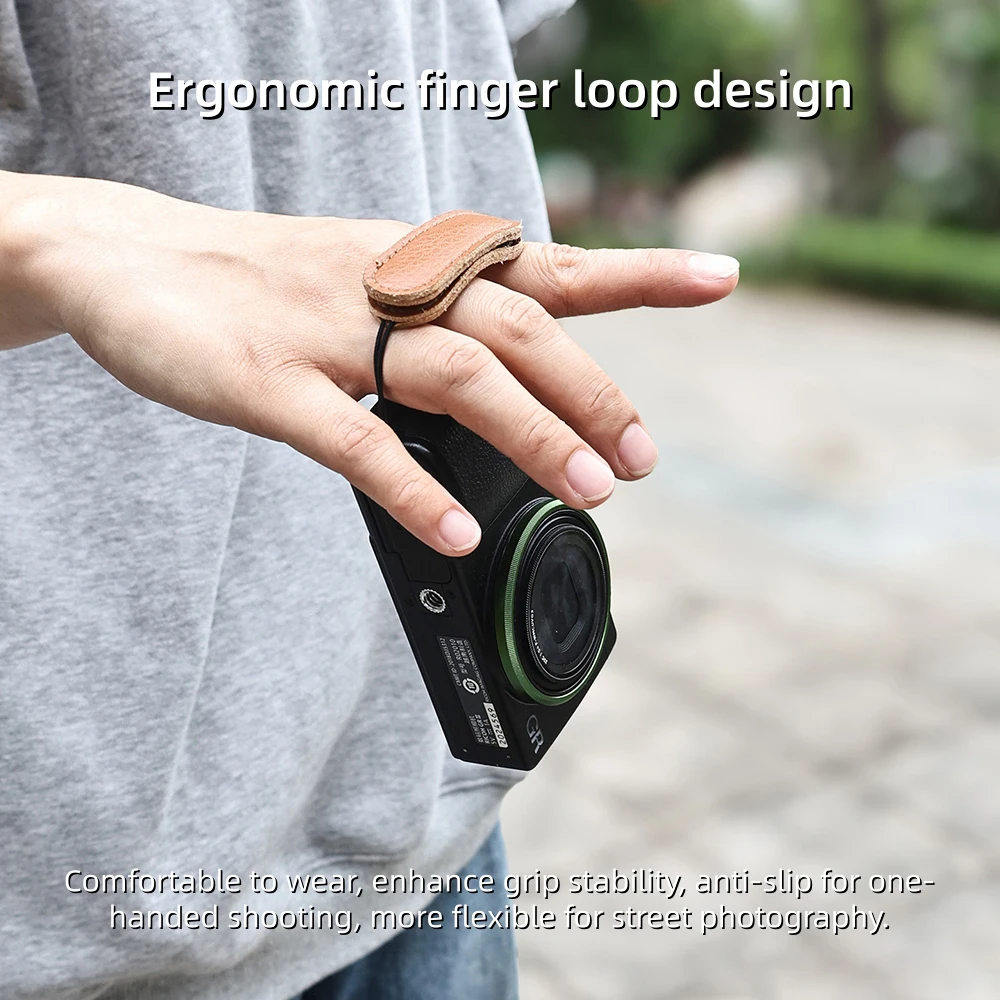 Camera Finger Strap Shoulder Wrist Portable Rope Lock Hand Ring Buckle for Ricoh GR GR2 GR3 GRII GRIII Photograph Accessories