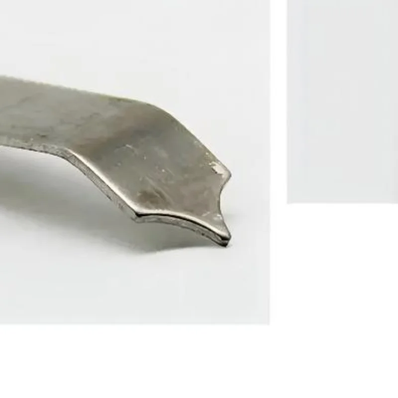 Pottery Clay Shaping Knives Stainless Steel Pottery Tools Clay Sculpture Modeling Tool Double Curved Cutter Head For Making Roo