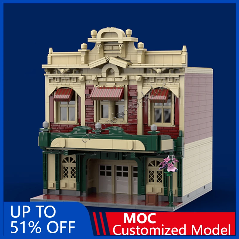 

1772 PCS City Street Scene Main Street Fashion Apparel MOC Customize Modular Building Block Educational DIY Christmas Toy Gift