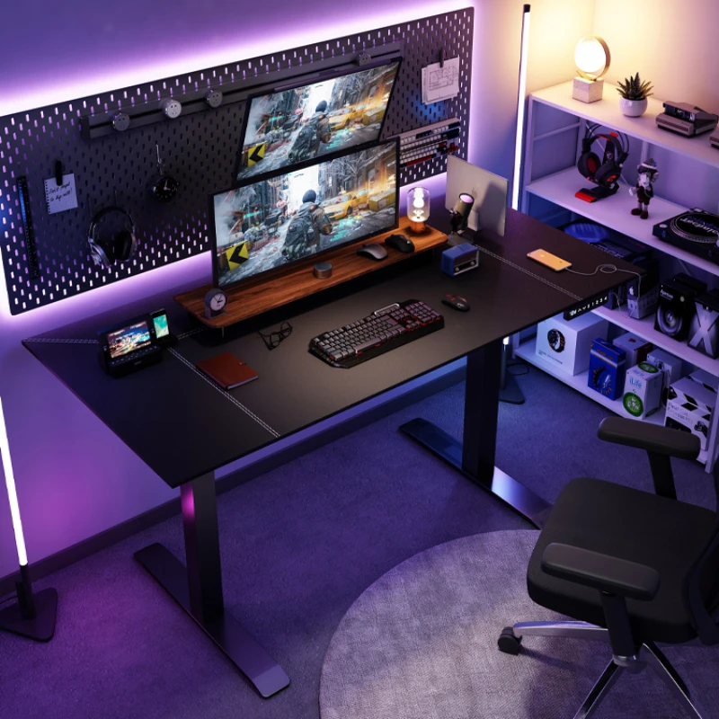 

E-sports electric lifting computer desktop home custom transformation bedroom table