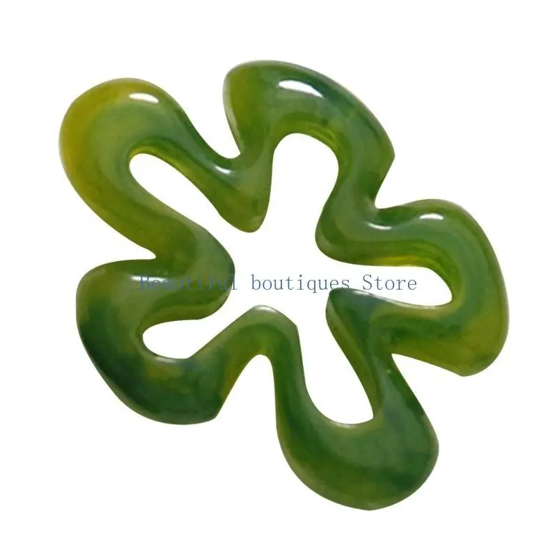 U4LF Hollow Flower Pendants Making Accessories DIY Supplies Supplies Supplies