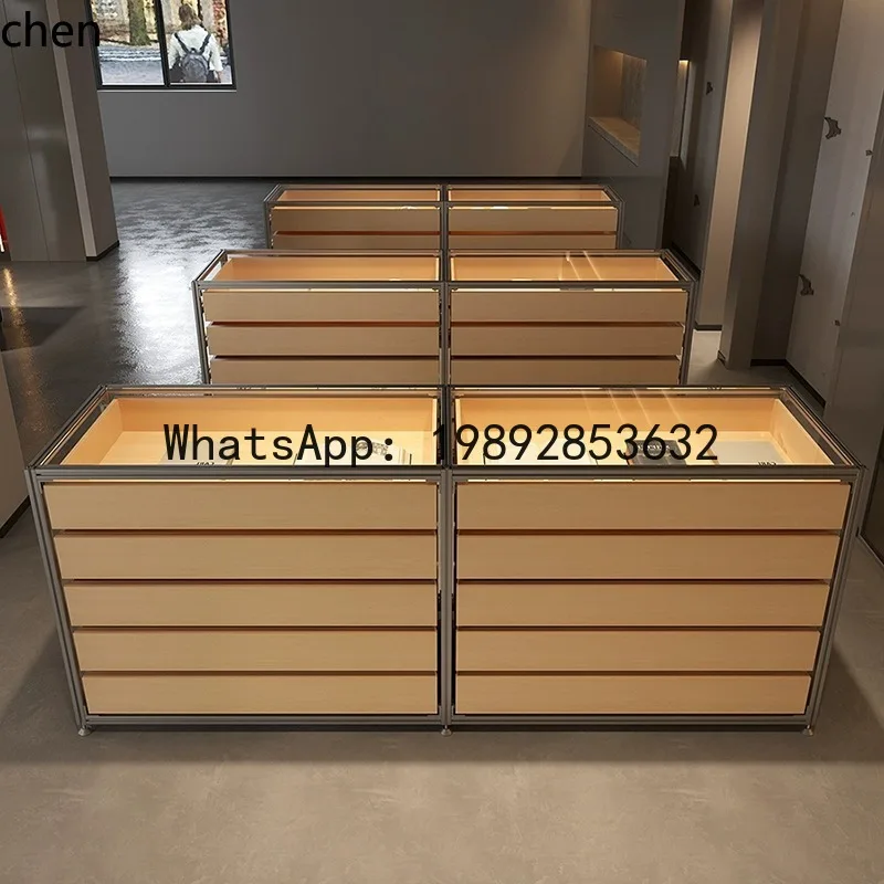 H2   Storage Multi-layer Container Display Cabinet Store Nakajima Display Desk Jewelry Cabinet