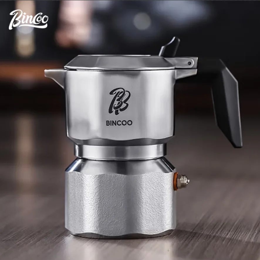 

Bincoo Three Valve Mocha Pot 316 Stainless Steel Household Small Triple Valve Moka Pot Espresso Maker Italian Coffee Machine New