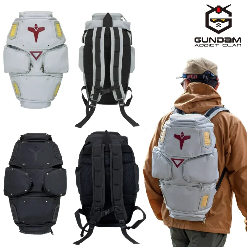 

GUNDAM Shield Backpack Camera Computer Book Bag Large Capacity Knapsack Boys Mountain Trip Cycling Storage Bag Holiday Gift