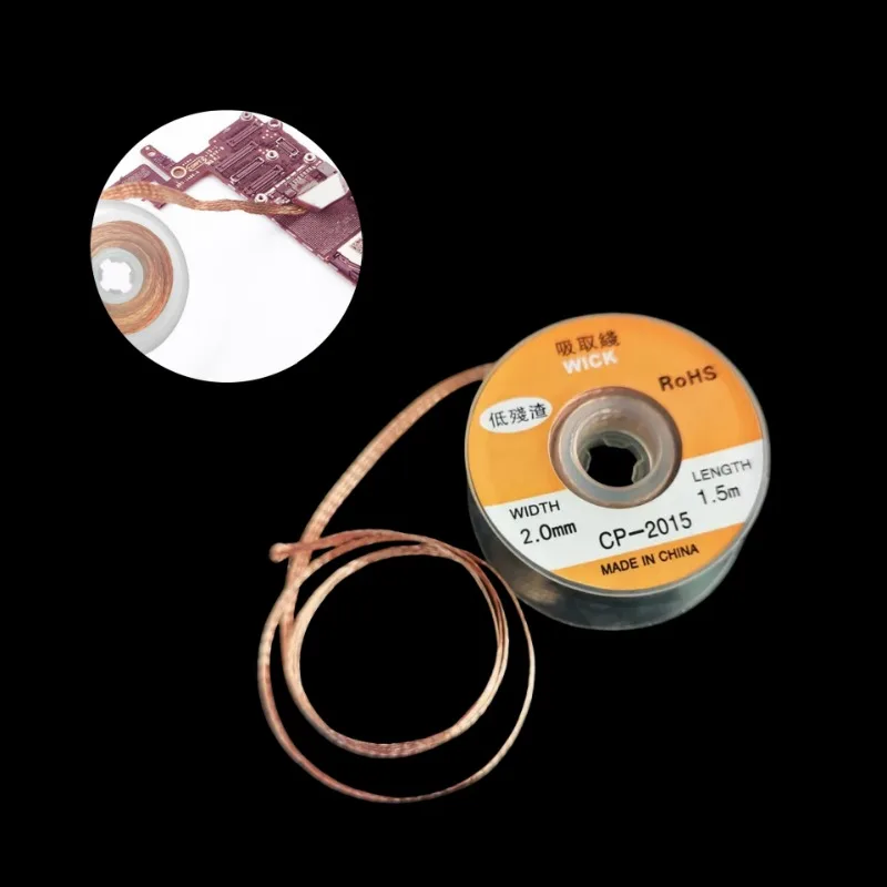 Welding Wires Desoldering Mesh Braid Tape Copper Welding Point Solder Remover Wire Repair Tool for Soldering