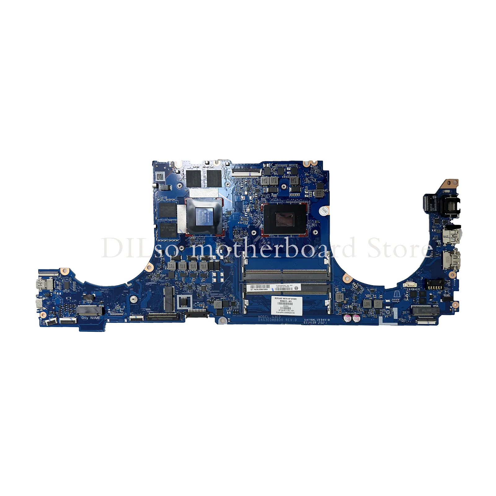 KEFU M09412-001M09412-601 Mainboard For HP Omen 15-EN 15Z-EN Laptop Motherboard  DAG3EDMB8D0 Ryzen 5-4600H GTX1650Ti-V4G DDR4