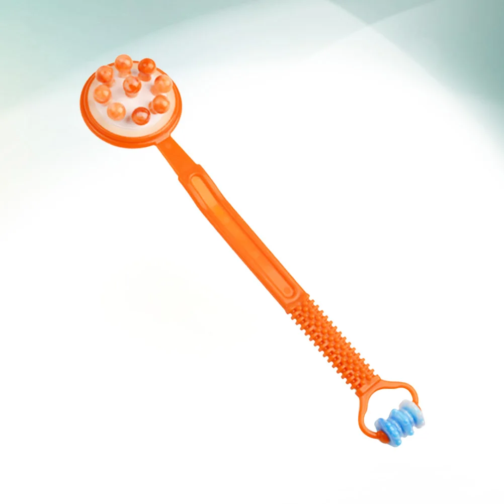 

2Pcs Massage Hammer Long H Rod Neck Massager Therapy Stick Portable Roller Ball Design Suitable Hips Legs Head Neck Waist