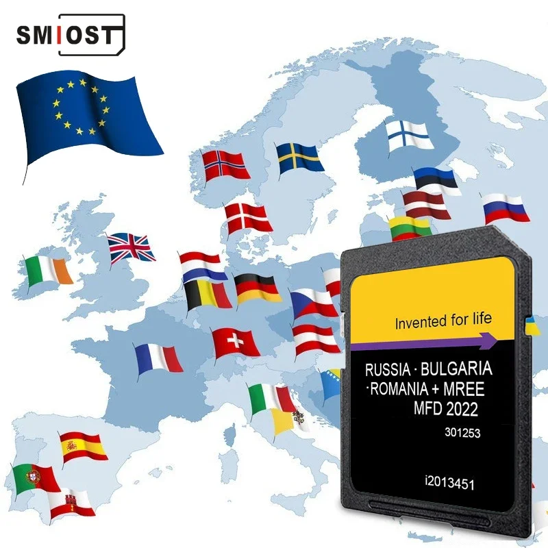 

SMIOST Maps East EU Update New Version SD Card for Ford Focus CB7 Ford Kuga CBS Navigation i2013451 Free Anti Fog Flim