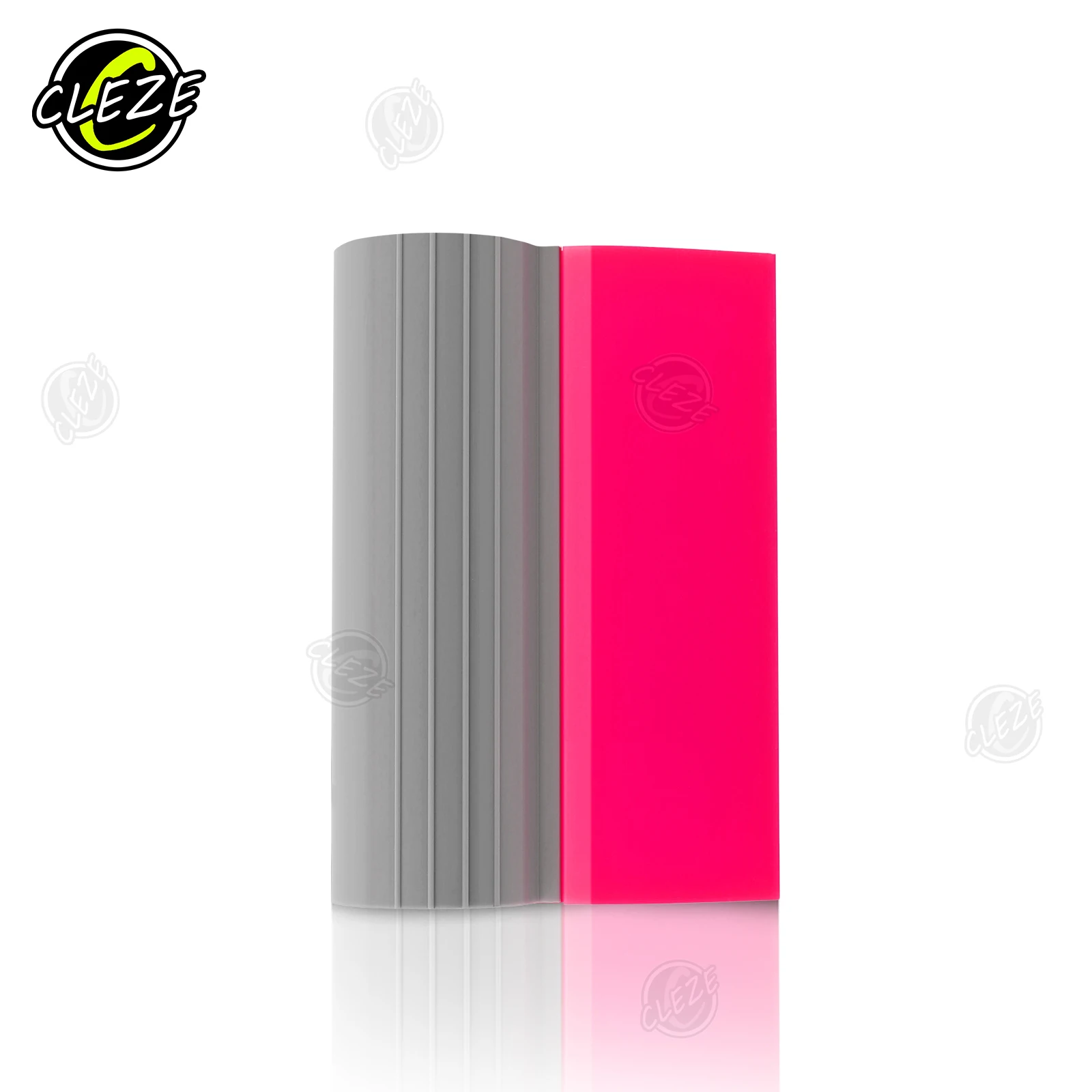 CLEZE Car PPF Squeegee 4 Inch Pink Soft Rubber Blade for Vinyl Wrap Window Tint Film Installation Auto Accessories