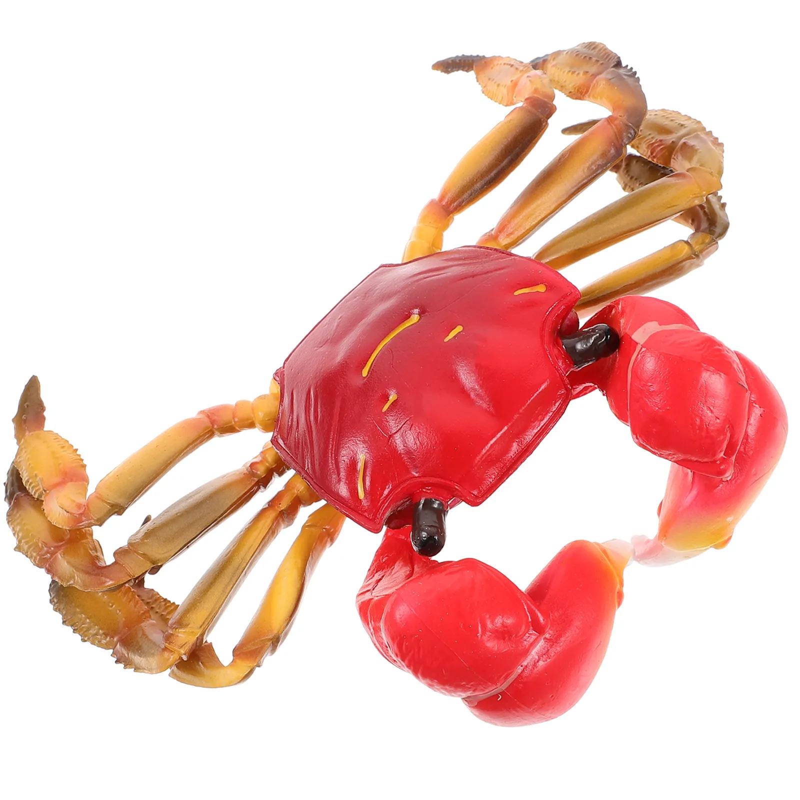 

Очаровательный искусственный краб-декор: гладкий, нетоксичный пластик для аквариума, террариума, развивающих занятий, креативной формы и цвета