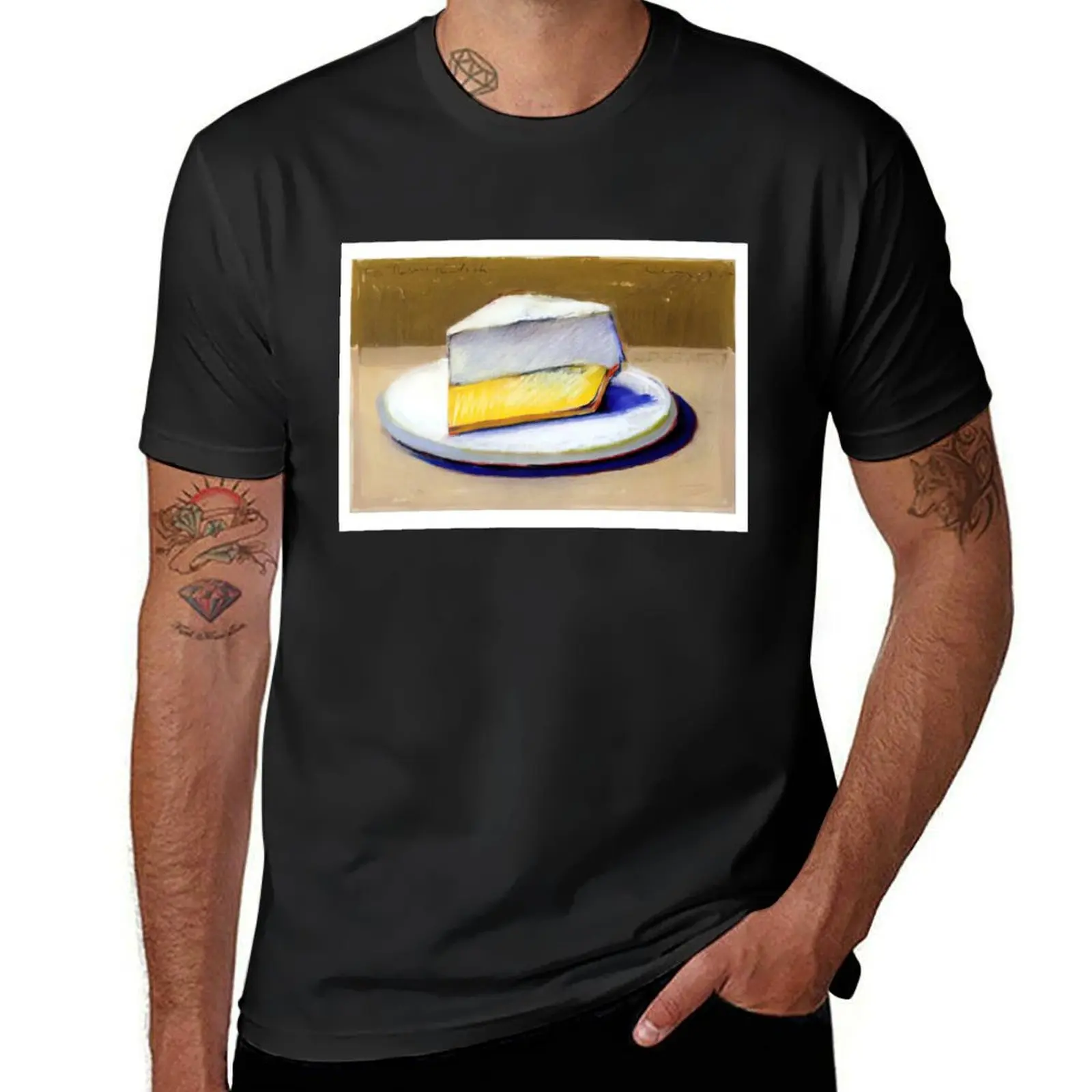 Wayne Thiebaud - Lemon Meringue Pie - 1964 T-Shirt blanks boys animal print for a boy mens workout shirts