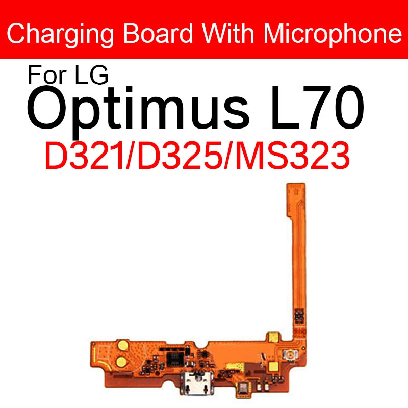 Micro Charging Charger Board Flex Cable For LG Optimus L5 L9 L70 L90 E610 D321 P760 D405 Stylo 4 5 Q710 Q720 Google Nexus 5 D820