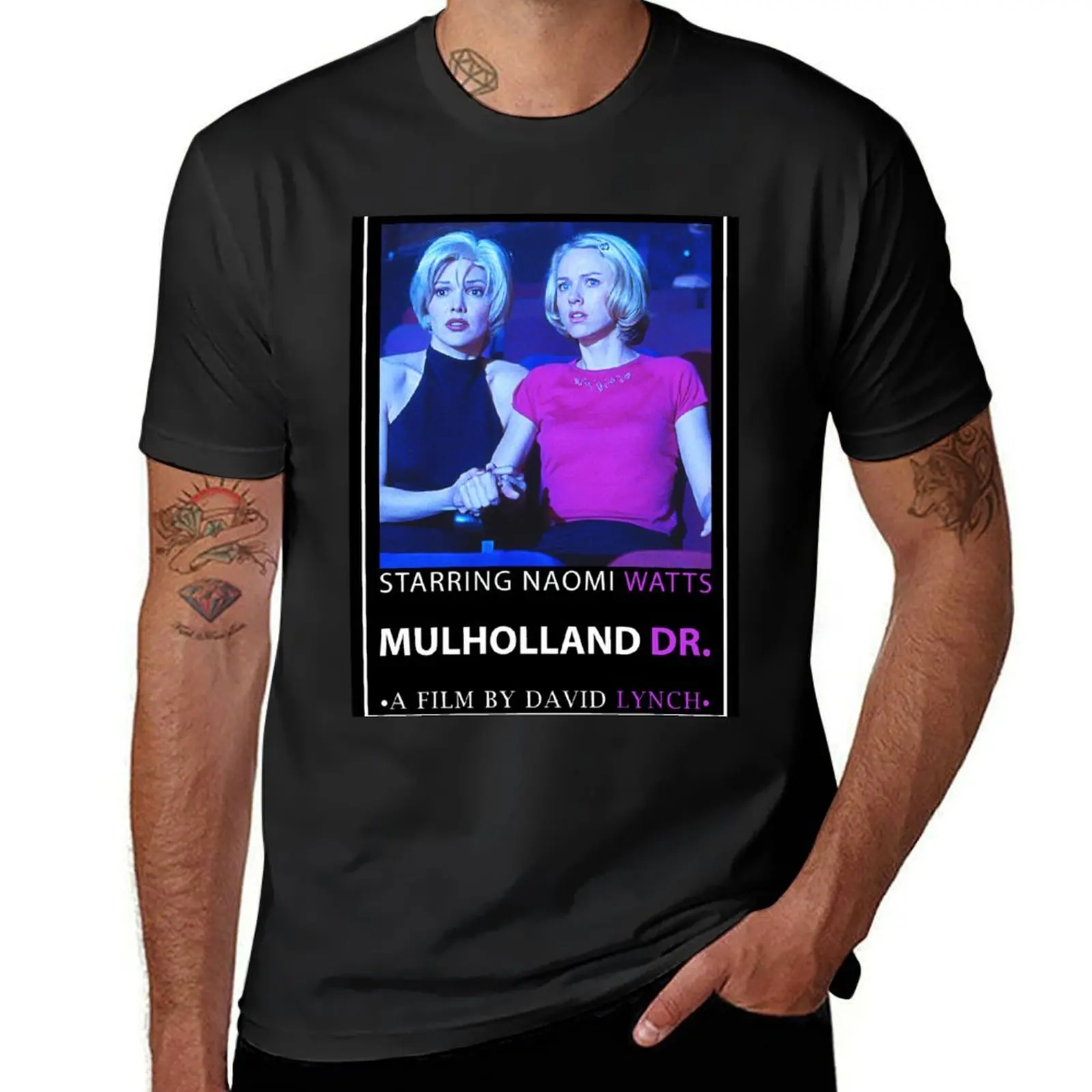 

Mulholland Dr. Poster T-Shirt anime clothes cute tops Short sleeve tee black t-shirts for men