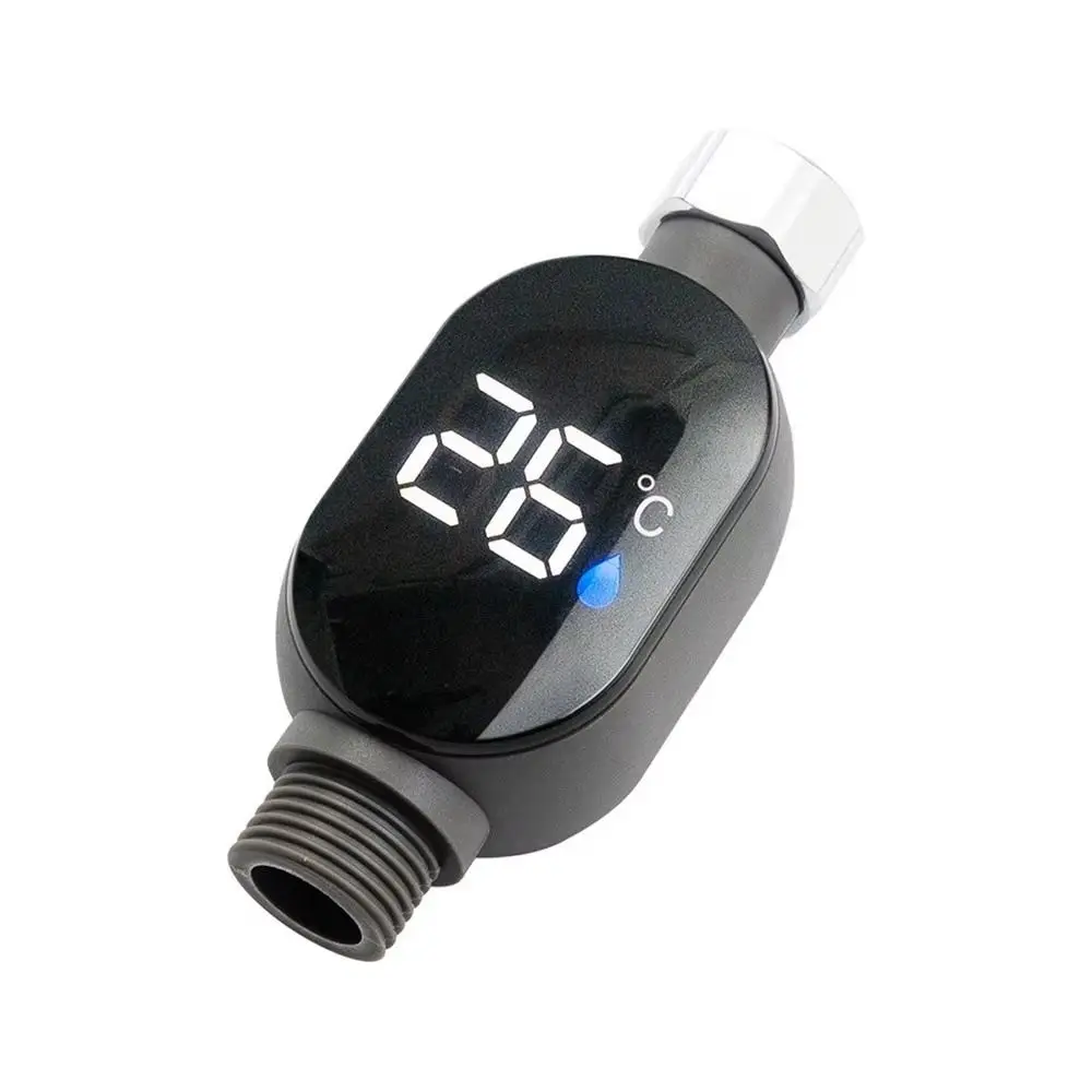 Stainless-Steel Water Temperature Gauge Precise Measurement Waterproof LED Display Thermometer Touch Control LED